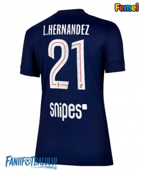Paris Saint-Germain Lucas Hernandez #21 Tricou Fotbal Replică 2025-26 Femei Acasa